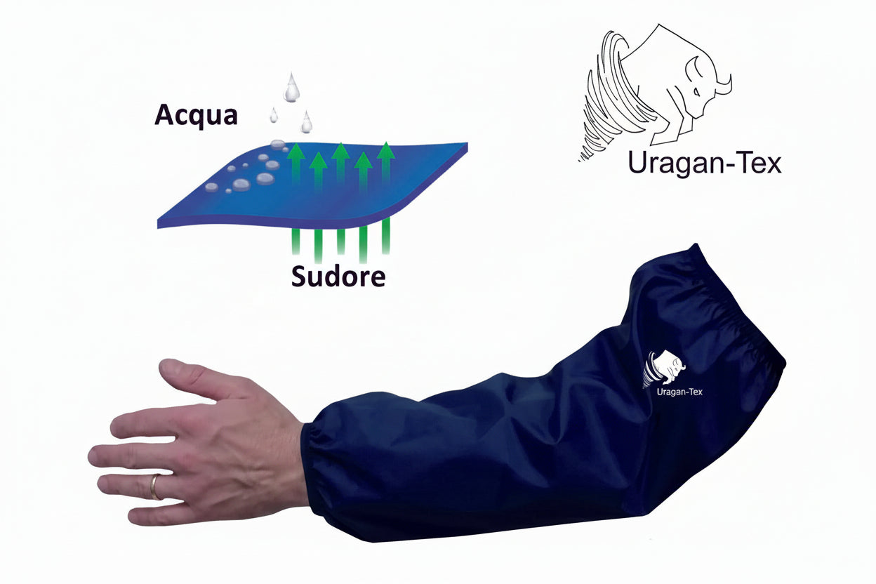 braccioli traspiranti, idrorepellenti, anti strappo, la coppia.