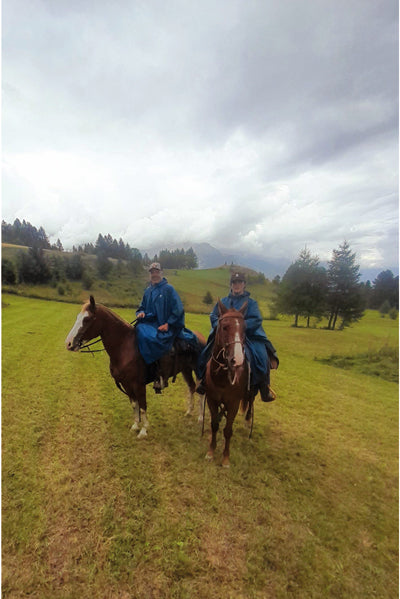 URAGAN-TEX double layer breathable rain poncho