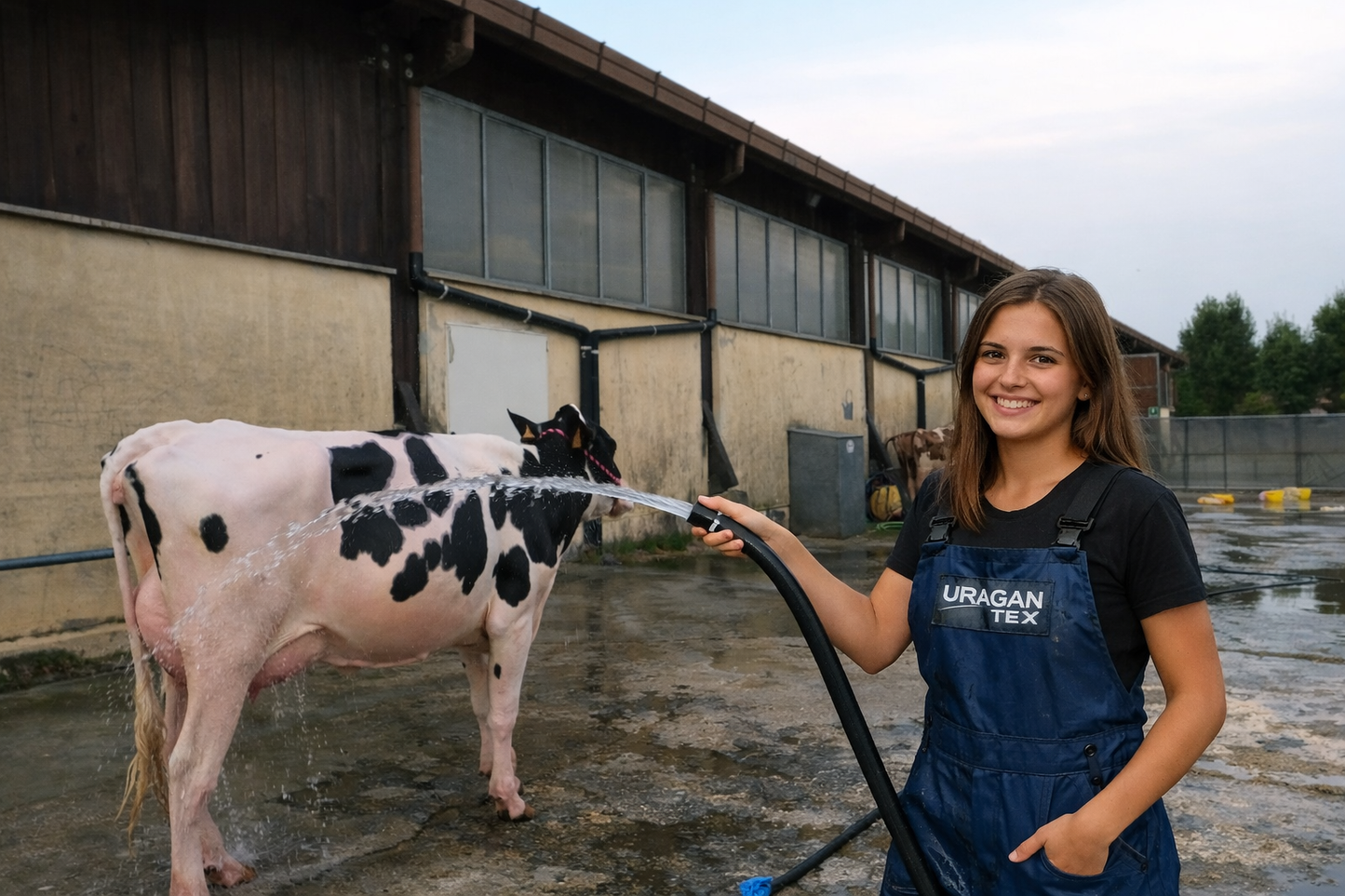 Salopette BLEU respirante et déperlante URAGAN-TEX