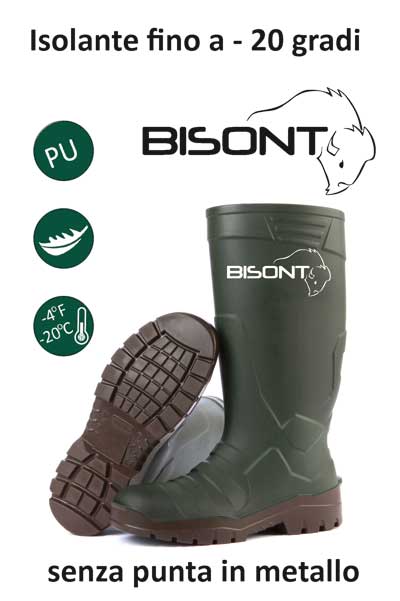 Stivali in poliuretano BISONT FARMER SENZA PUNTA IN FERRO