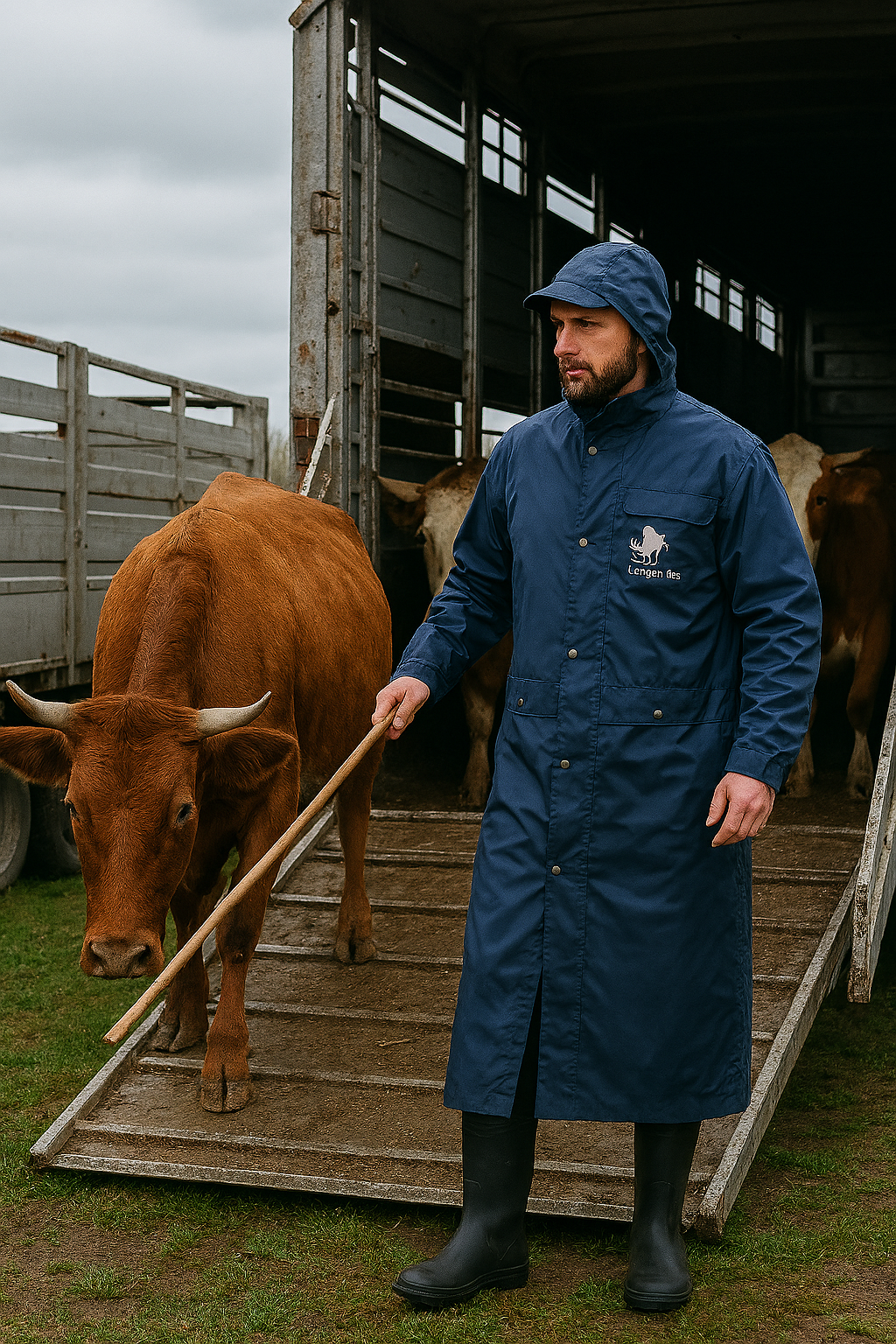 giacca uragan tex unomo con bovini 