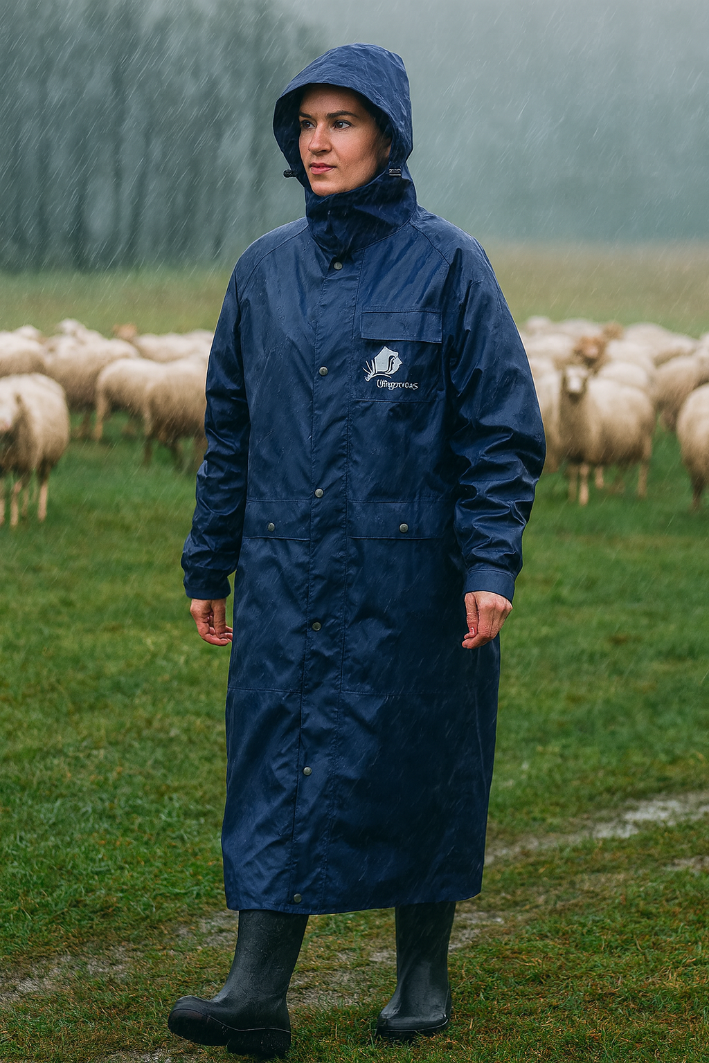 impermeabile lungo pioggia uragan tex 