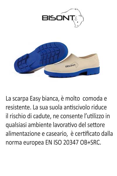 Scarpa bianca EASY BISONT